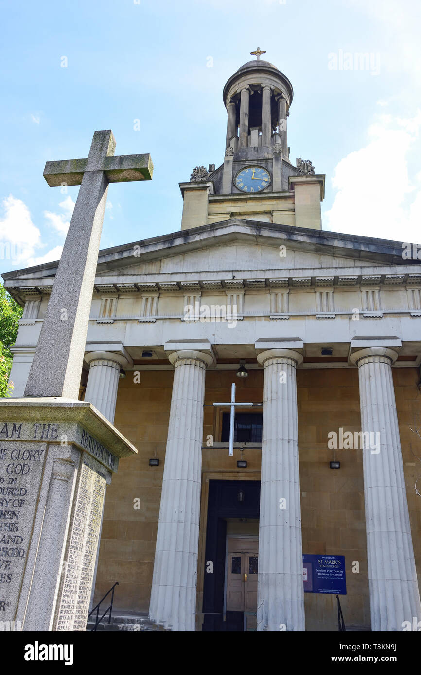 St Mark's Church, Kennington Park Road, Kennington, London Borough of Lambeth, Greater London, England, United Kingdom Stock Photo