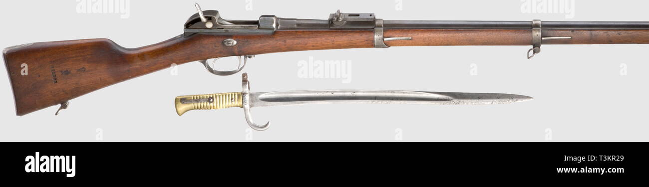 SERVICE WEAPONS, BAVARIA, automatic rifle 30 M 1 Garand, calibre 30-06, number 279001, Additional-Rights-Clearance-Info-Not-Available Stock Photo