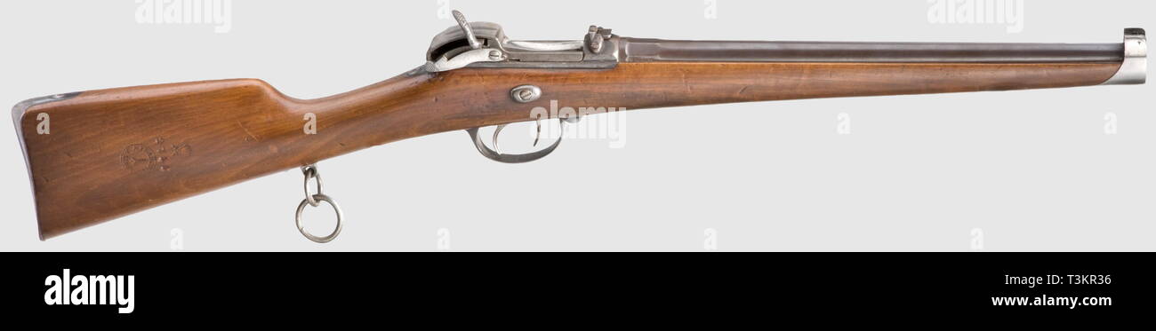 SERVICE WEAPONS, BAVARIA, Werder rifle M 1869, GF, calibre 11 mm, number 112308, Additional-Rights-Clearance-Info-Not-Available Stock Photo