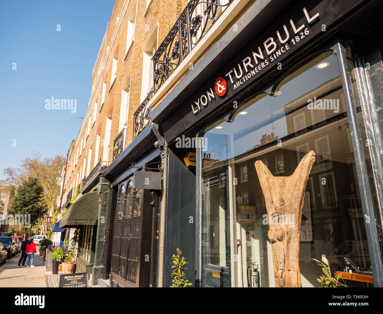 Lyon & Turnbull Auction House, Connaught Village, Westminster, London, UK, GB. Stock Photo
