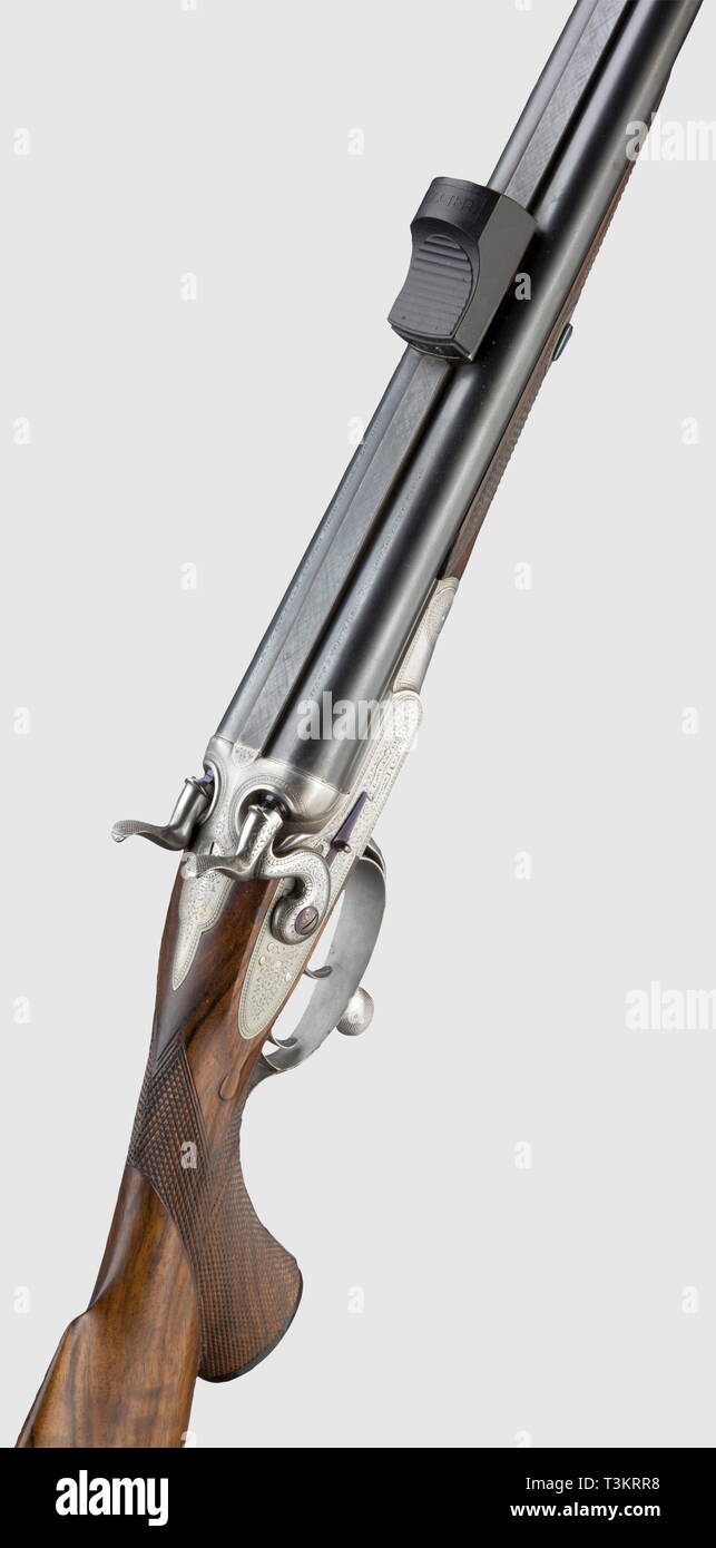 LONG ARMS, MODERN HUNTING WEAPONS, hunting rifle, C. Lancaster, London, Additional-Rights-Clearance-Info-Not-Available Stock Photo