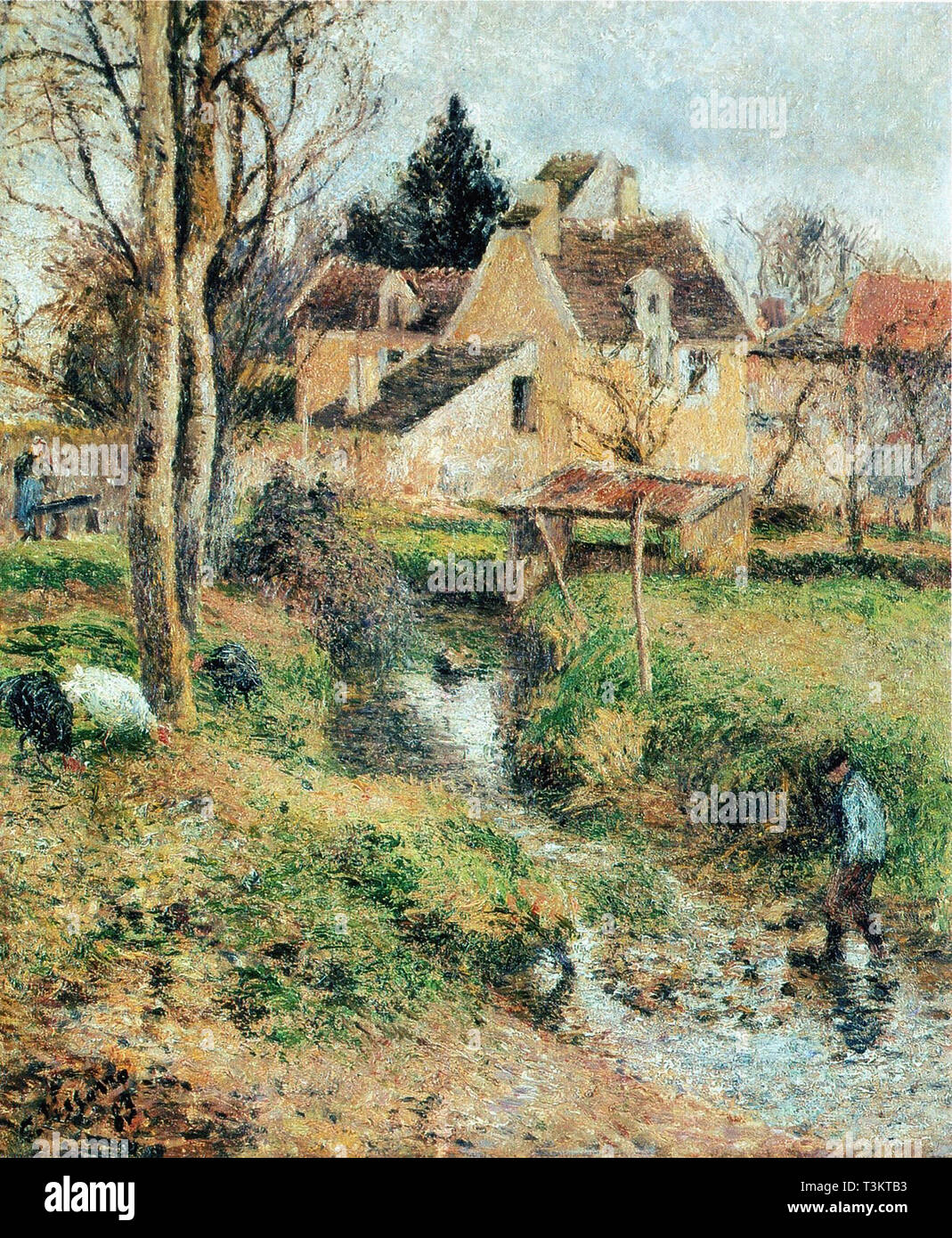 Camille Pissarro 10 1903 Le Ruisseau Osny Private Collection 18 Stock Photo Alamy