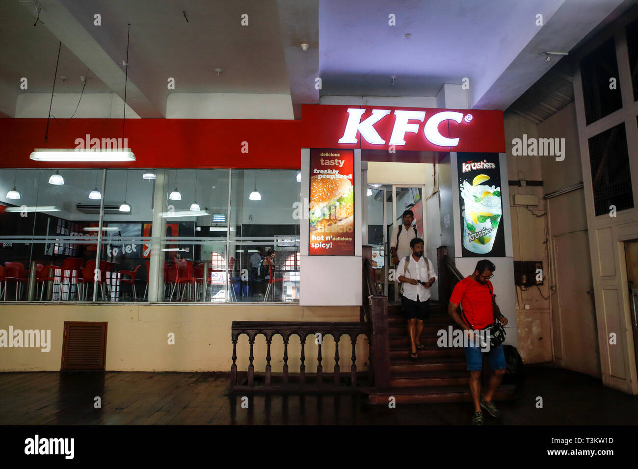 KFC food outlet at Colombo, Srilanka Stock Photo