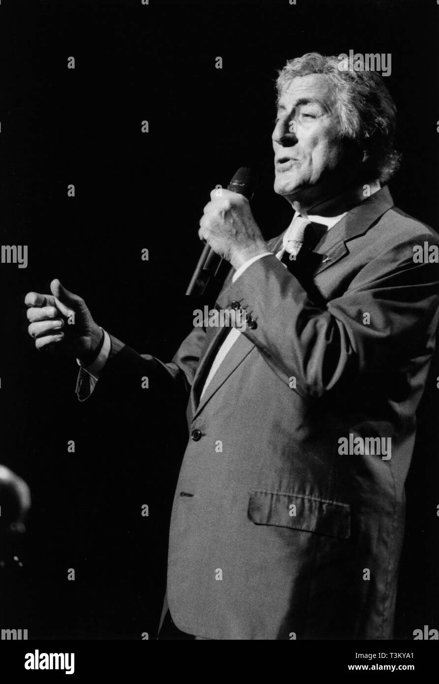 Tony Bennet, North Sea Jazz Festival, The Hague, 2000. Creator: Brian Foskett. Stock Photo