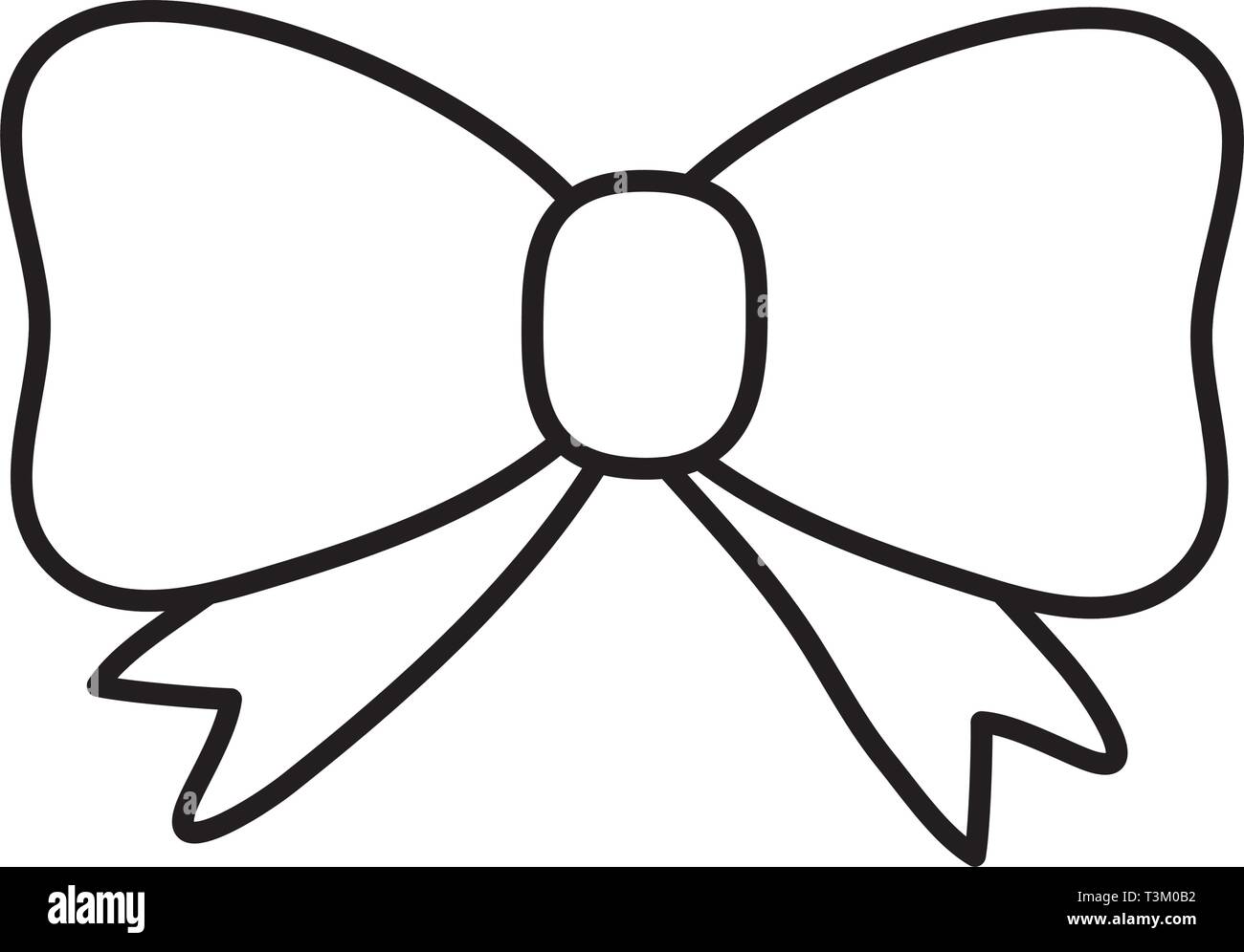 cute ribbon cartoon vector illustration graphic design Stock Vector ...