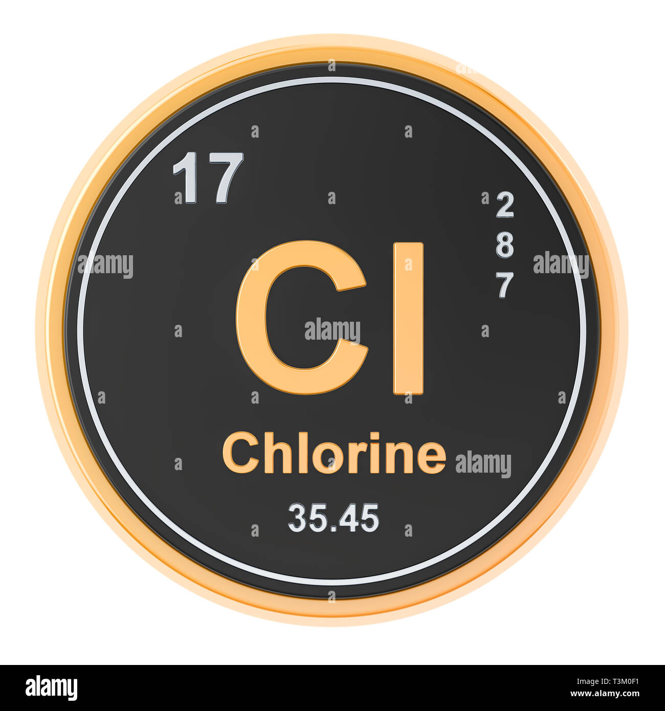 Chlorine Element 3d Model