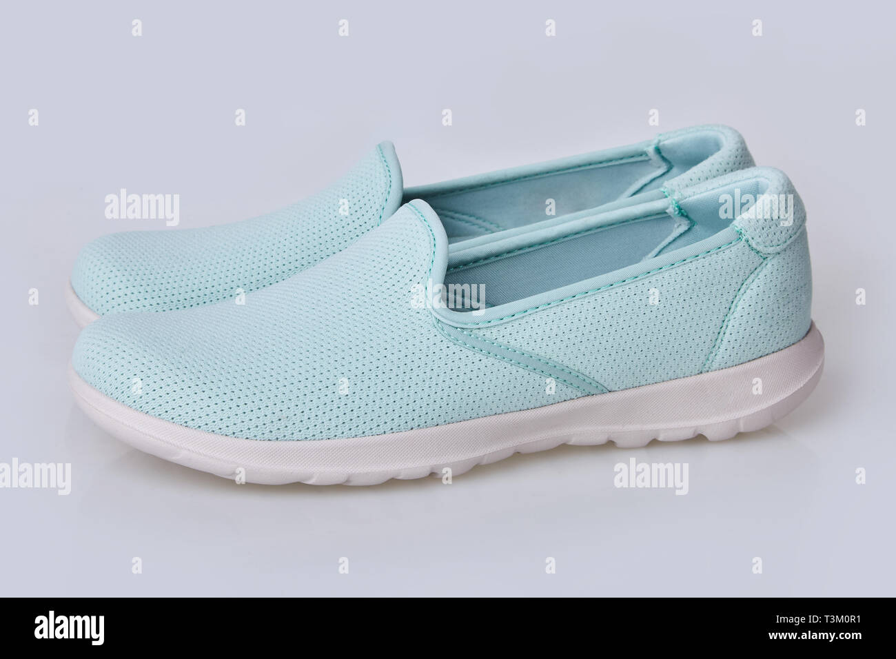 Light blue slip on shoes hotsell