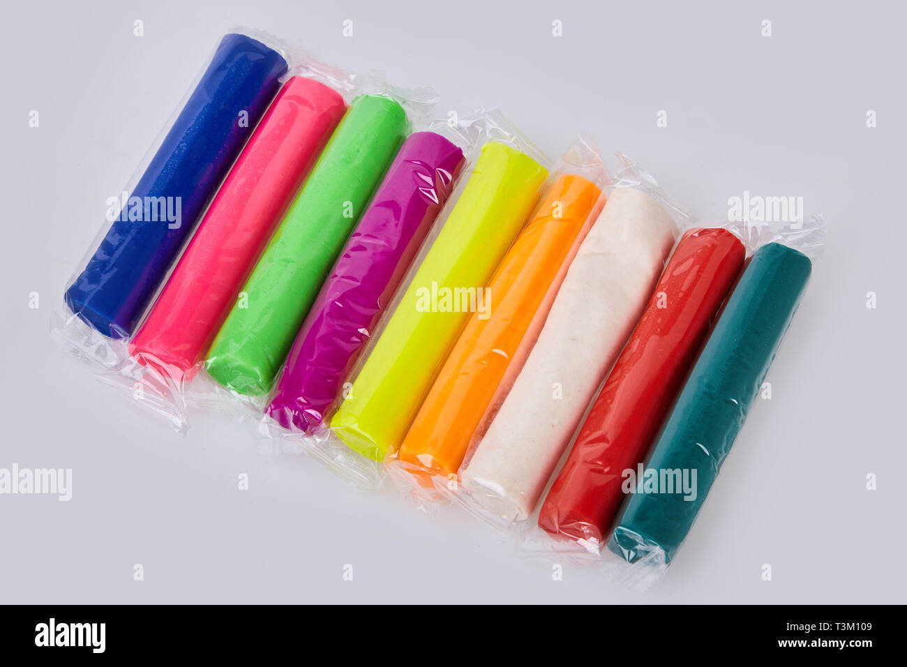white plasticine modeling clay