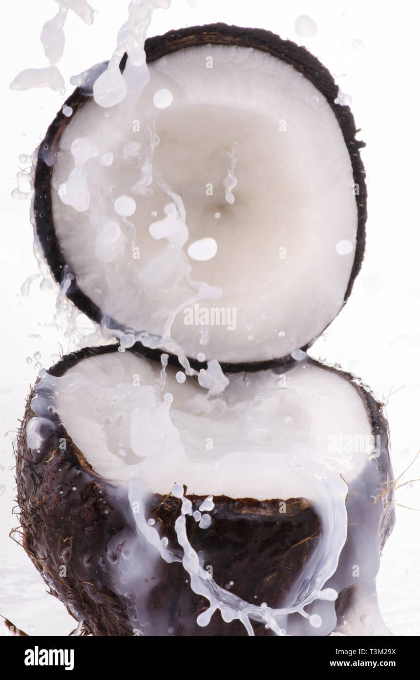 natural and fresh coconut is good for health Stock Photo Alamy