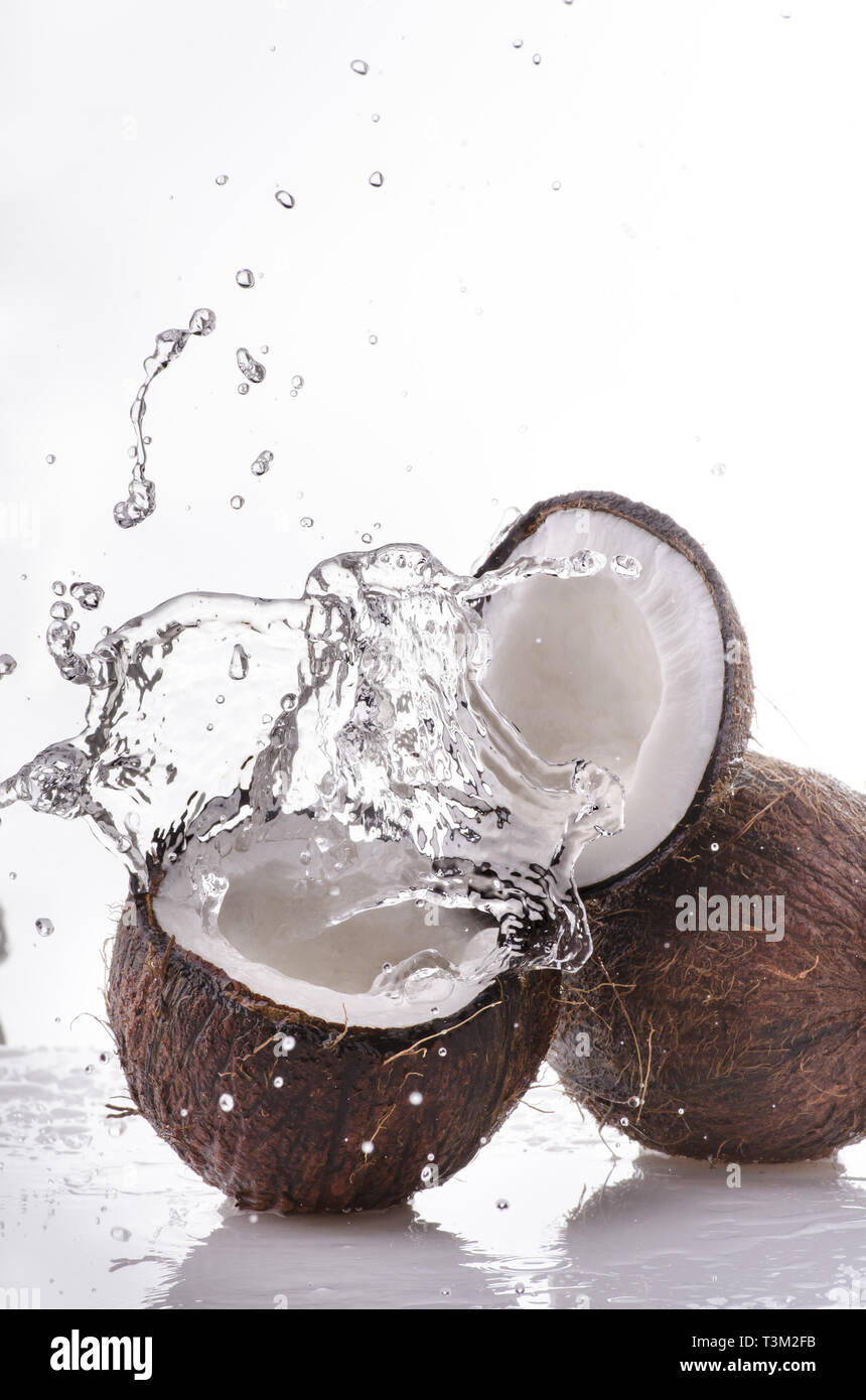 natural and fresh coconut is good for health Stock Photo Alamy