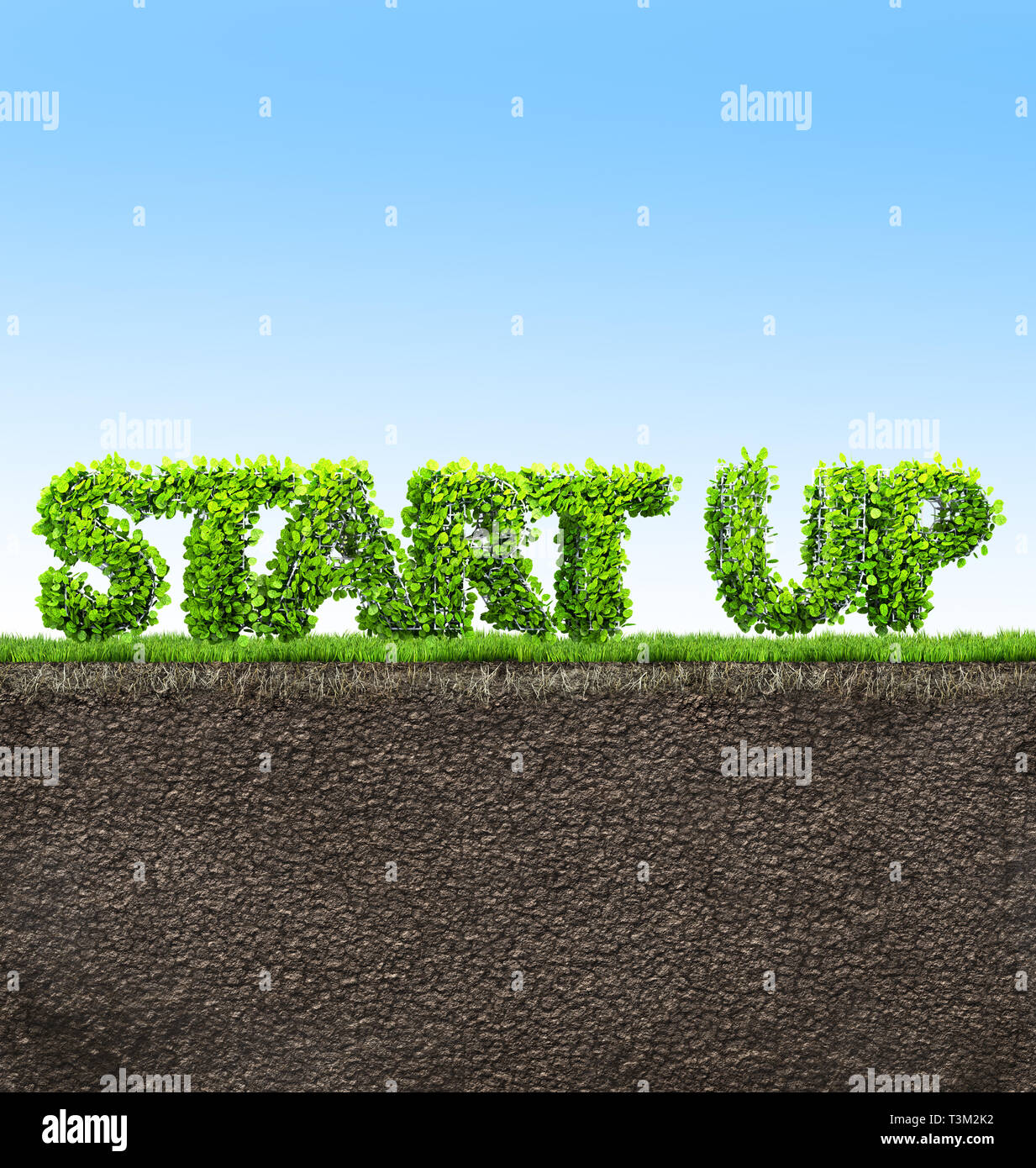 start-up-business-3d-illustration-stock-photo-alamy