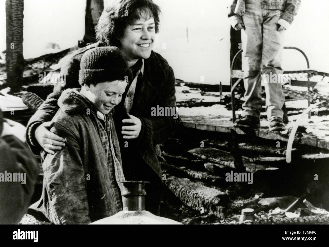 Kathy Bates and Edward Furlong in the movie A Home of Our Own, 1993 Stock Photo