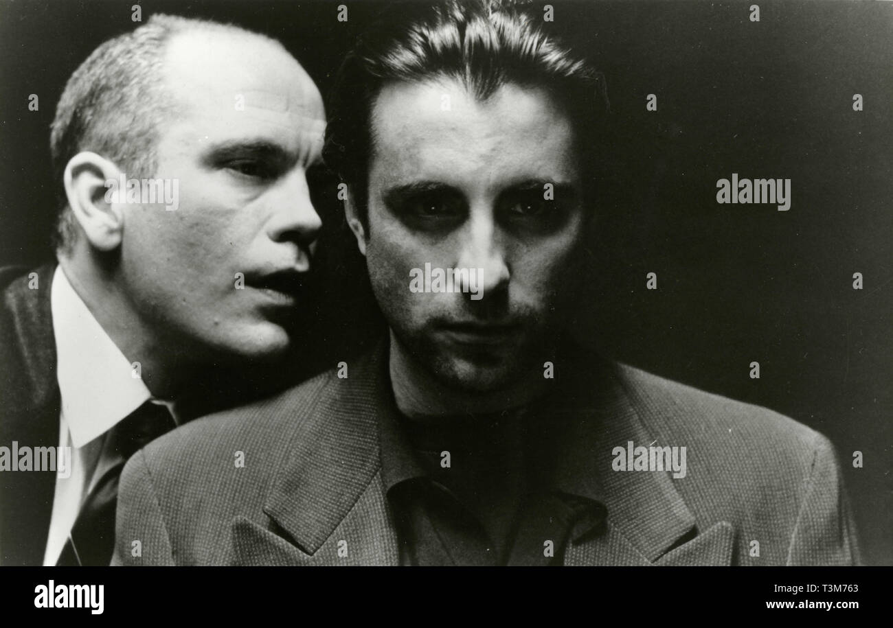 John Malkovich and Andy Garcia in the movie Jennifer 8, 1992 Stock Photo
