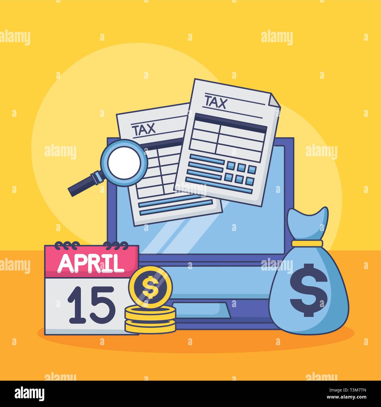 tax payment concept Stock Vector Image & Art Alamy