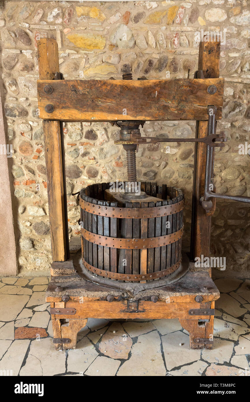 Ancient Wine Press High Resolution Stock Photography and Images Alamy