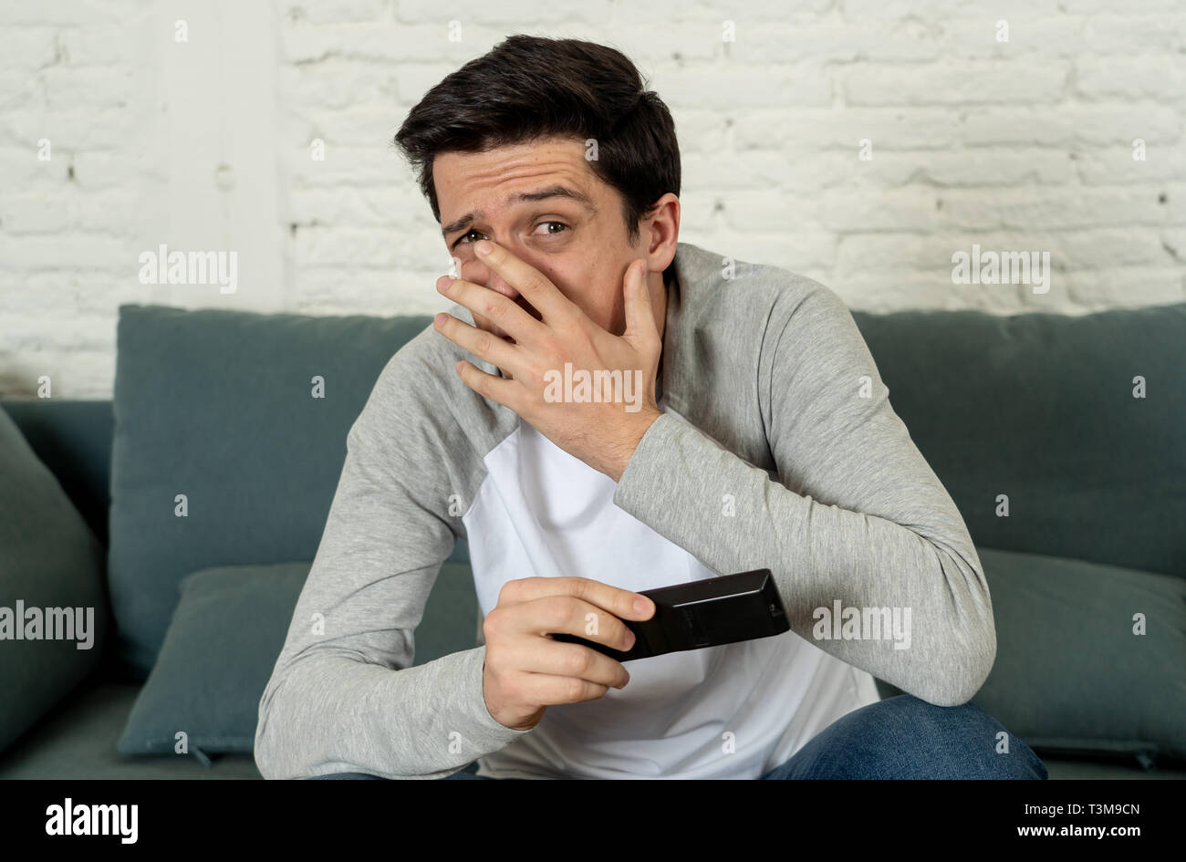 Horror film scared hires stock photography and images Alamy