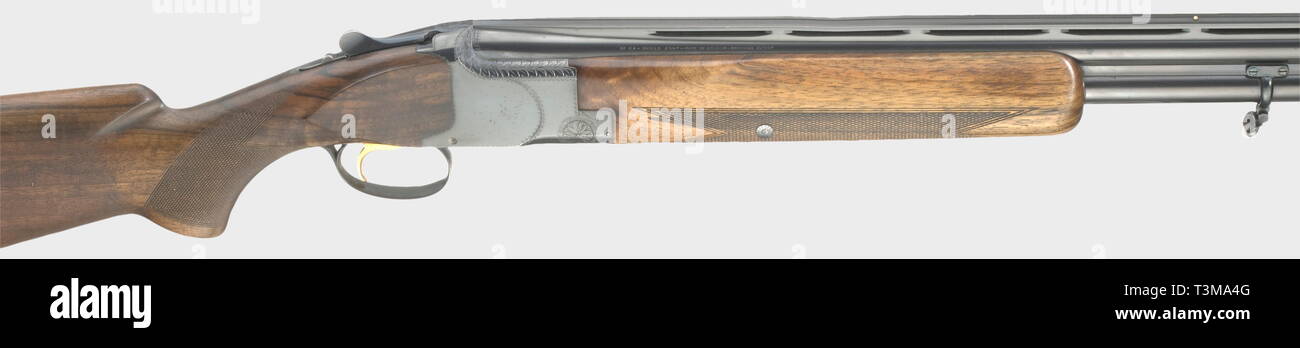 Civil long arms, modern systems, over and under shotgun FN, calibre 12, number 8117S72, Additional-Rights-Clearance-Info-Not-Available Stock Photo
