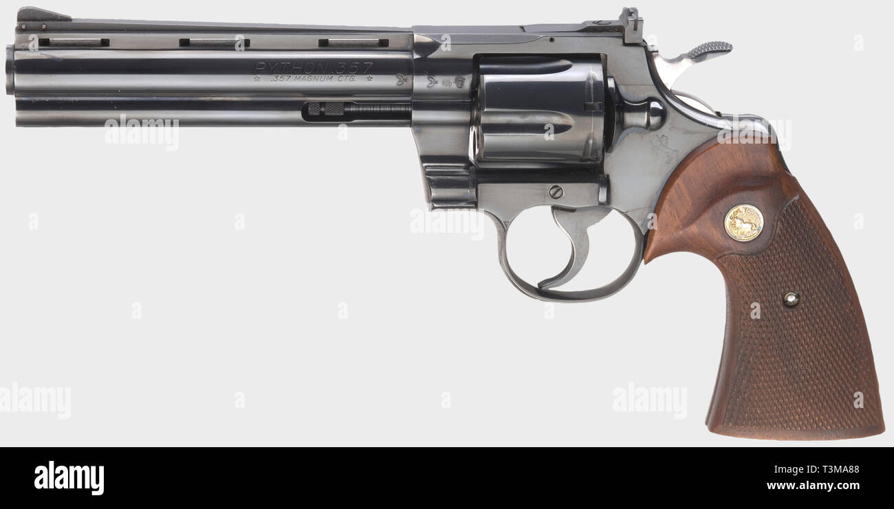 Small arms, revolver, Colt Python Model 1955, caliber .357 Magnum ...
