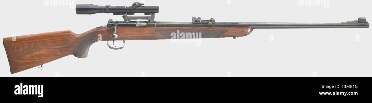 Civil long arms, modern systems, Mauser championshiop rifle model Es 350 B, circa 1936, calibre 22 lr, number 172989, No-Exclusive-Use | Editorial-Use-Only Stock Photo