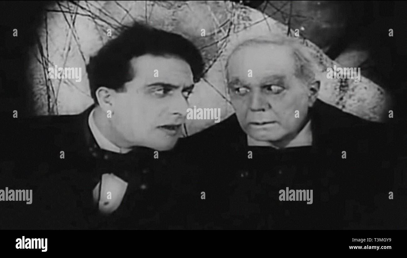 The of Dr Caligari vintage movie Stock Photo Alamy