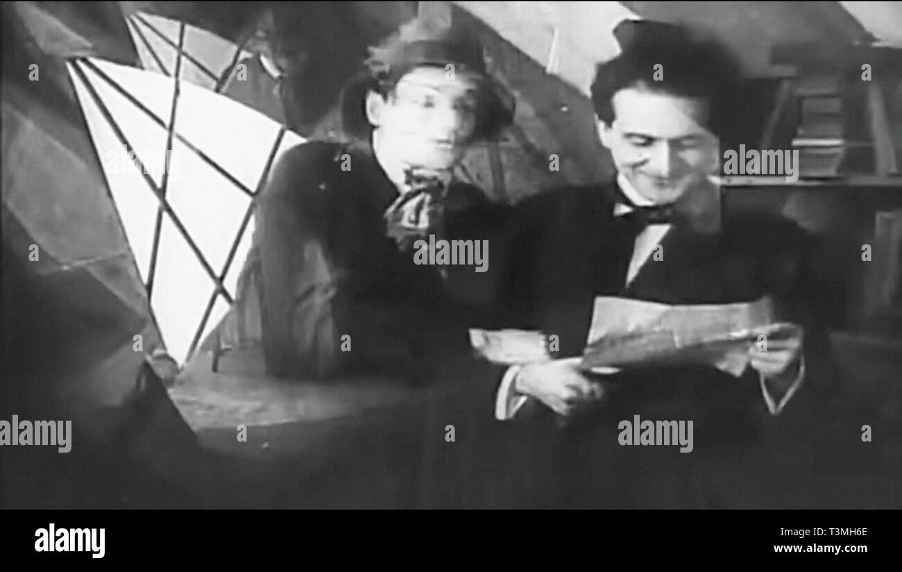 The of Dr Caligari vintage movie Stock Photo Alamy