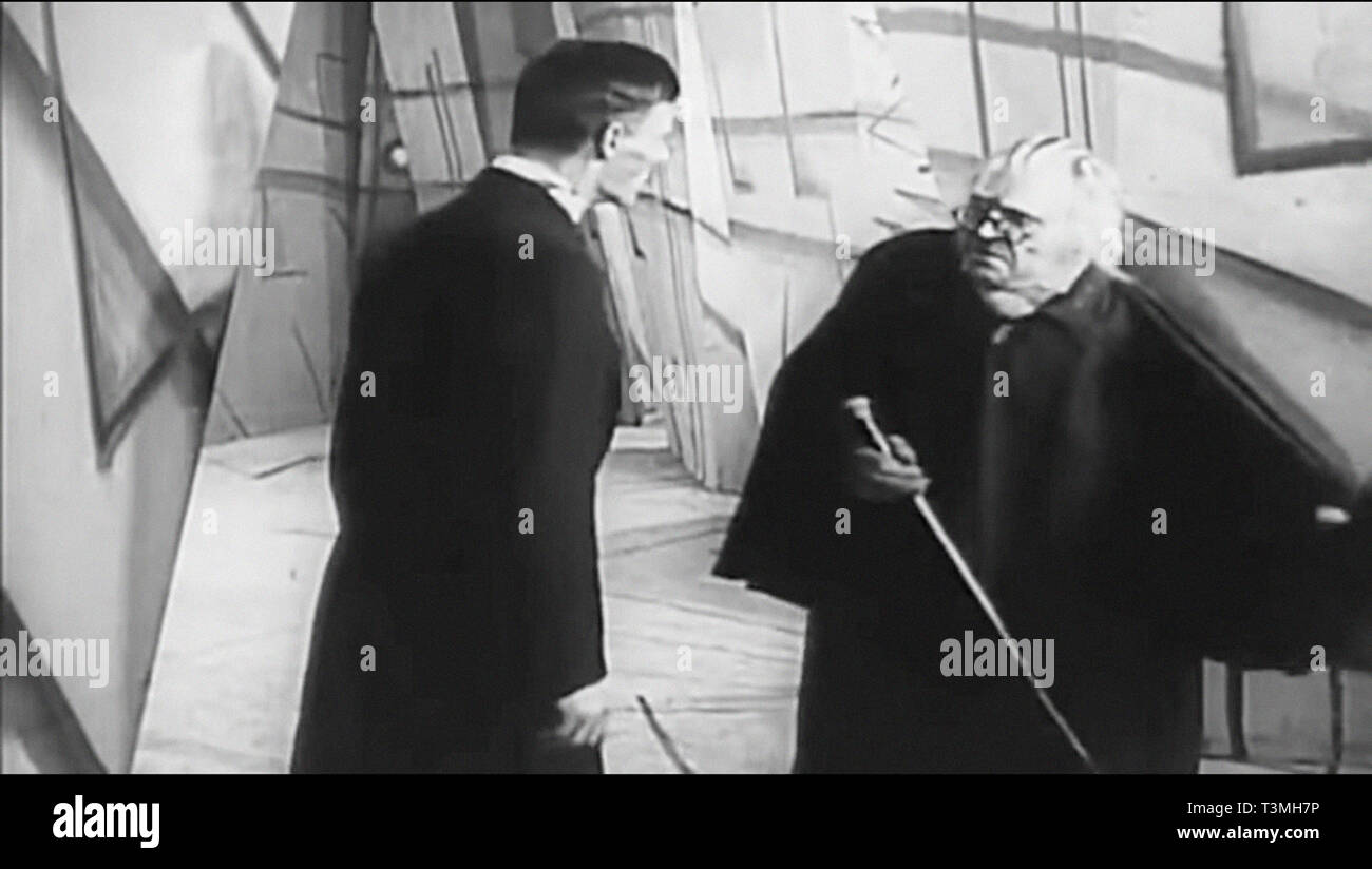 The of Dr Caligari vintage movie Stock Photo Alamy