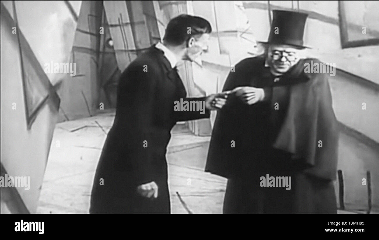 The of Dr Caligari vintage movie Stock Photo Alamy