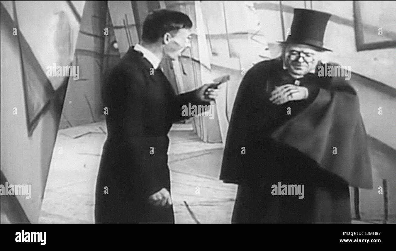 The of Dr Caligari vintage movie Stock Photo Alamy