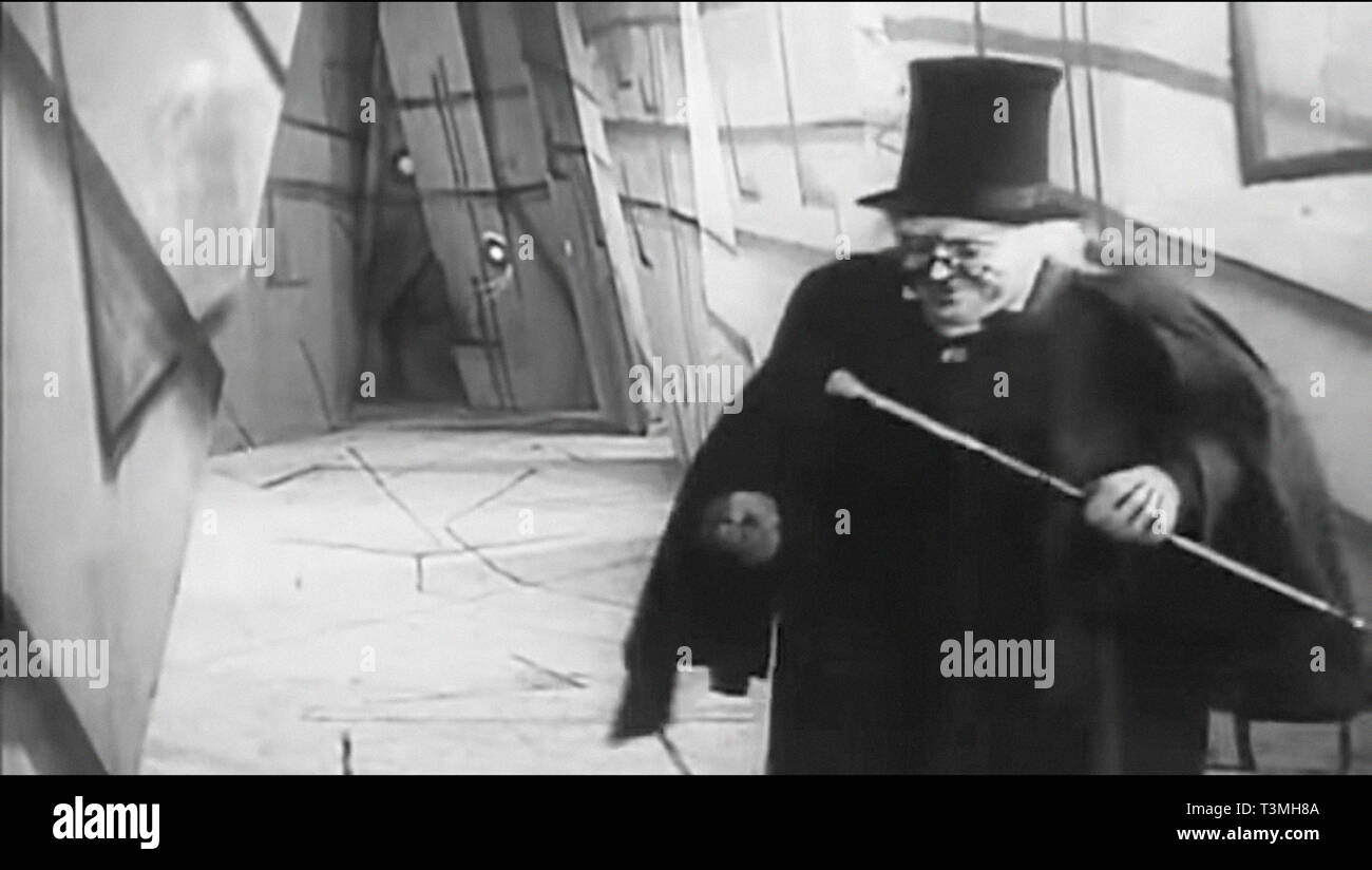The of Dr Caligari vintage movie Stock Photo Alamy
