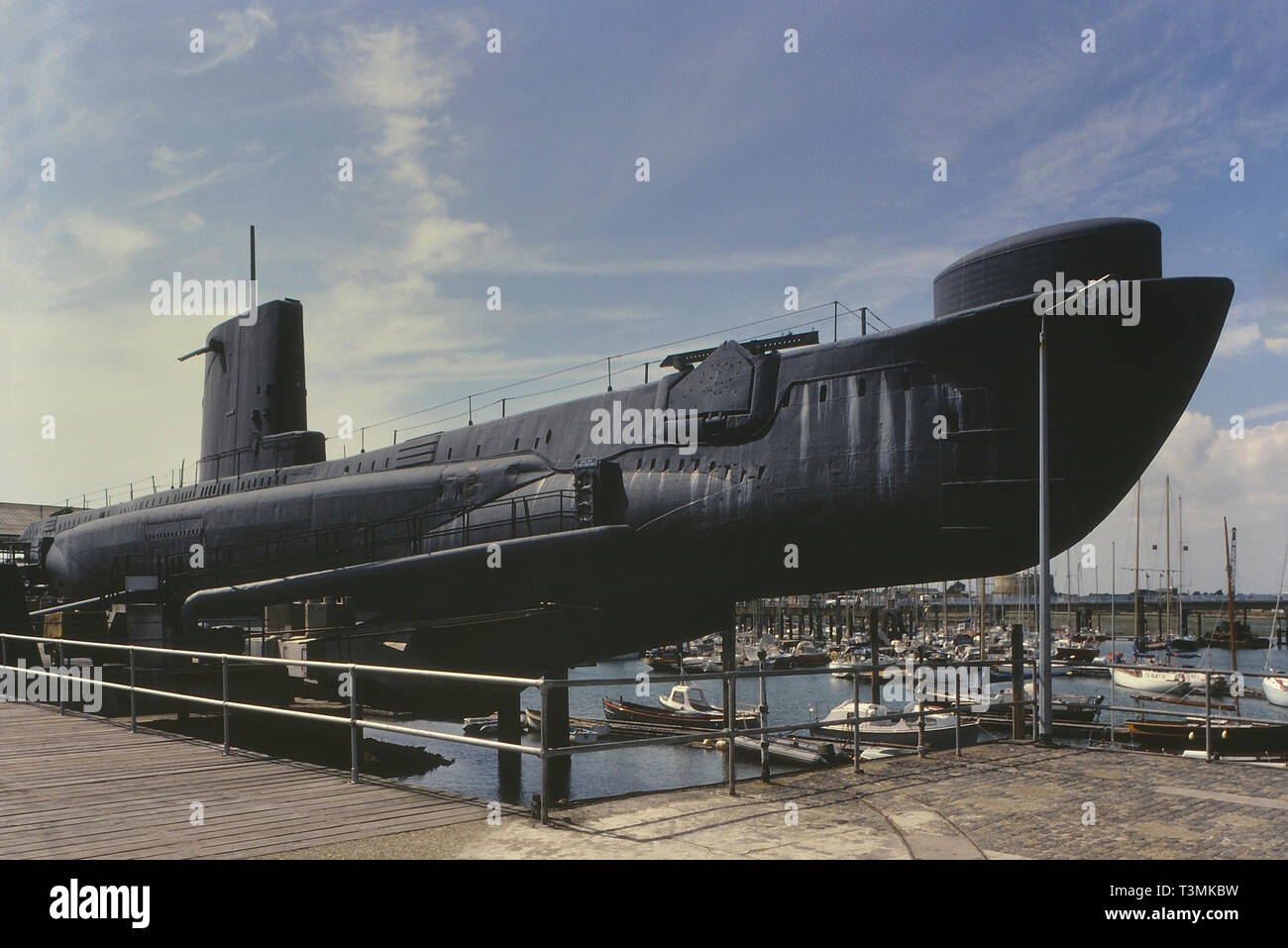HMS Alliance submarine, Royal Navy Submarine Museum, Gosport, Hampshire, England, UK Stock Photo