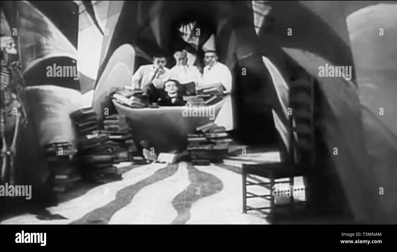 The of Dr Caligari vintage movie Stock Photo Alamy