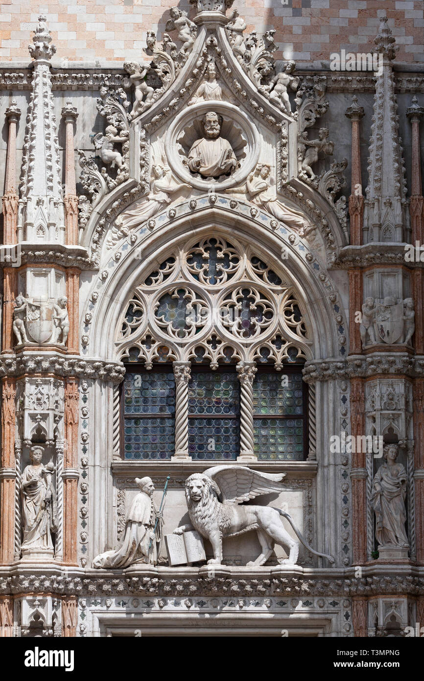 Porta della Carta, Venice Stock Photo