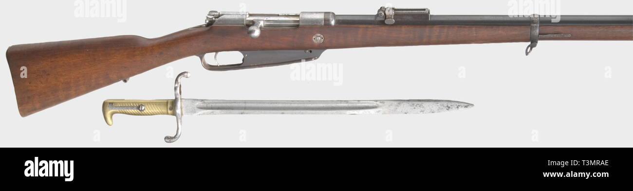 SERVICE WEAPONS, GERMAN EMPIRE, rifle 88 without manufacturer, calibre 8 x 57I, number 306, Additional-Rights-Clearance-Info-Not-Available Stock Photo