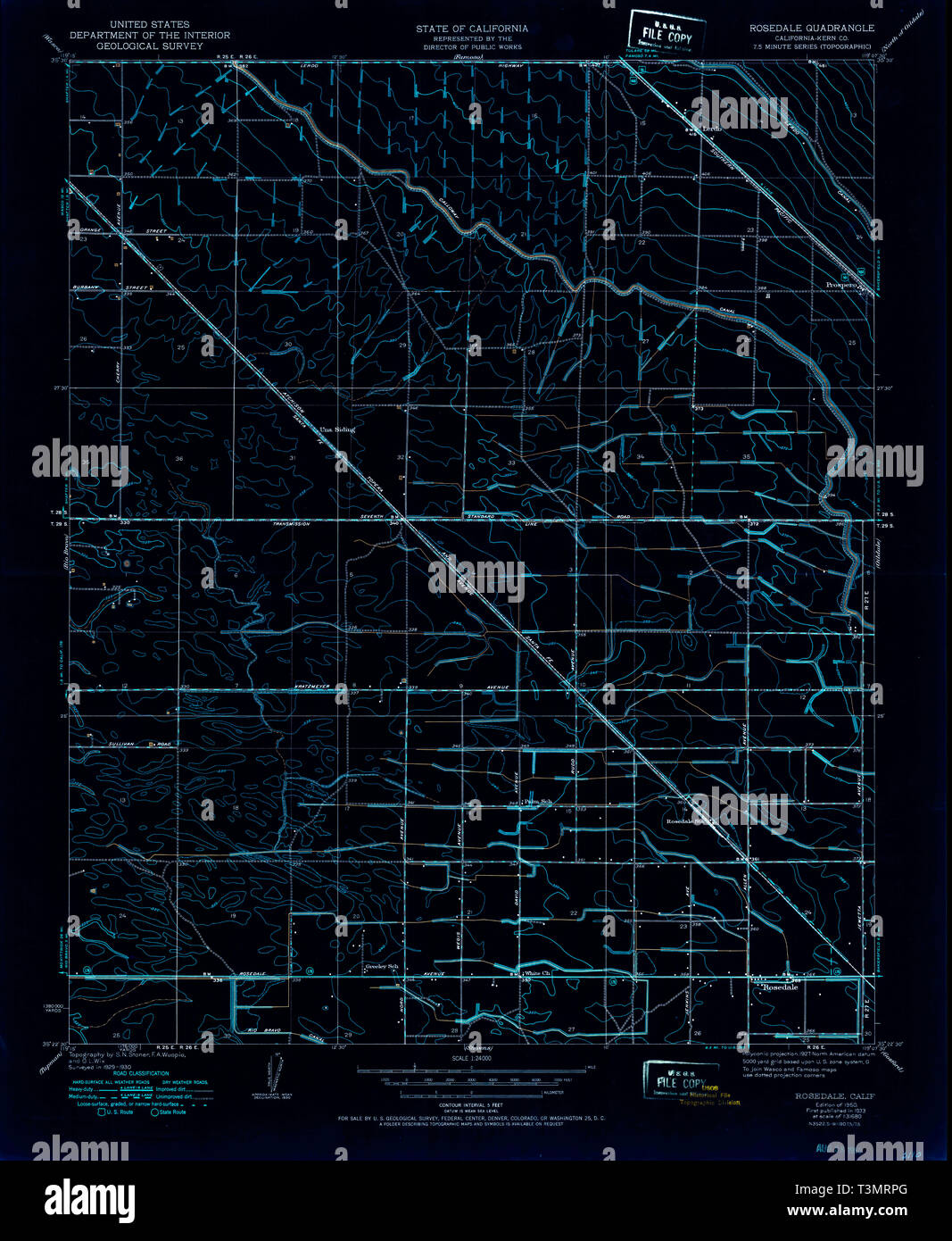 Rosedale map hi-res stock photography and images - Alamy