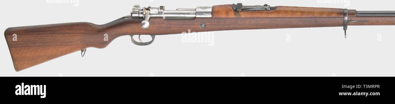 SERVICE WEAPONS, ARGENTINA, rifle model 1909, calibre 7,65 x 53, number C4718, Additional-Rights-Clearance-Info-Not-Available Stock Photo