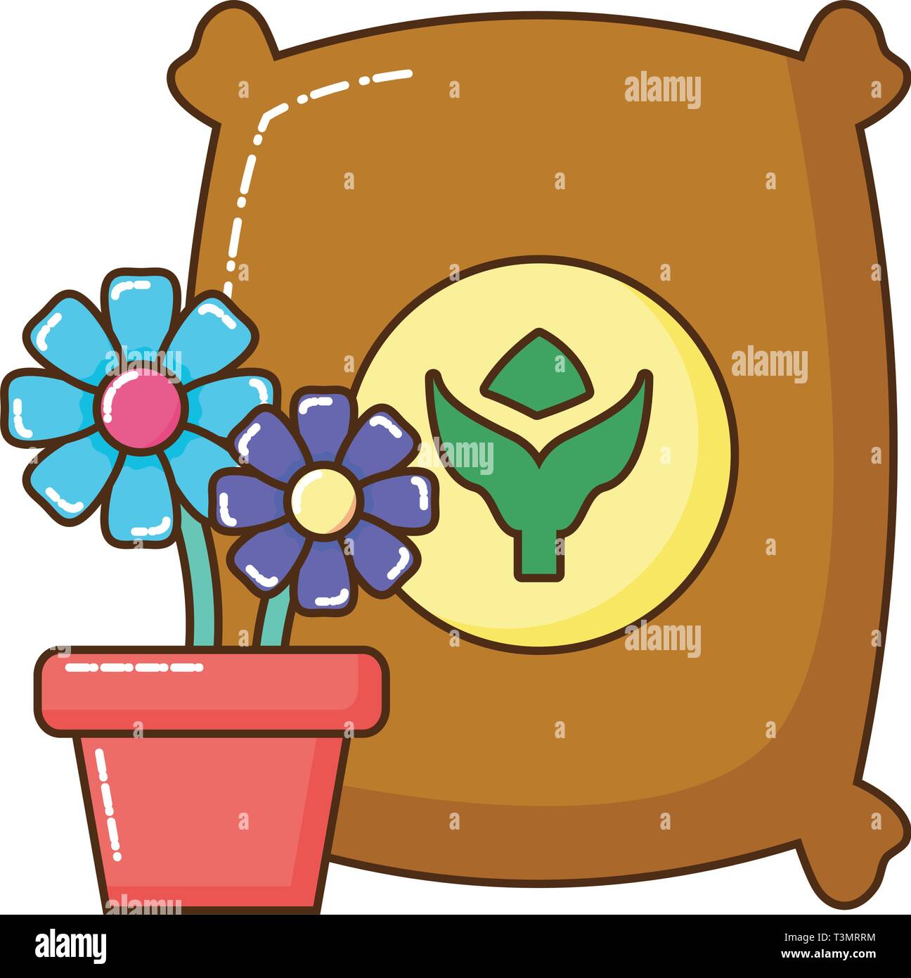 house plant pot isolated icon Stock Vector Image & Art - Alamy