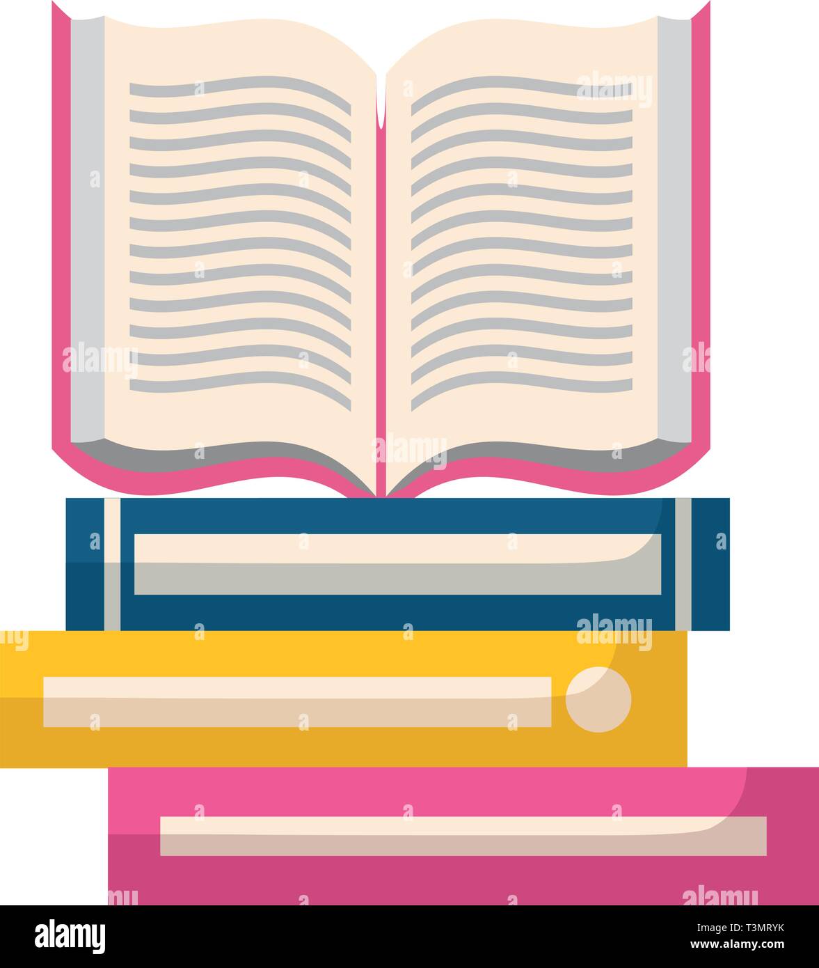 open book isolated icon Stock Vector Image & Art - Alamy