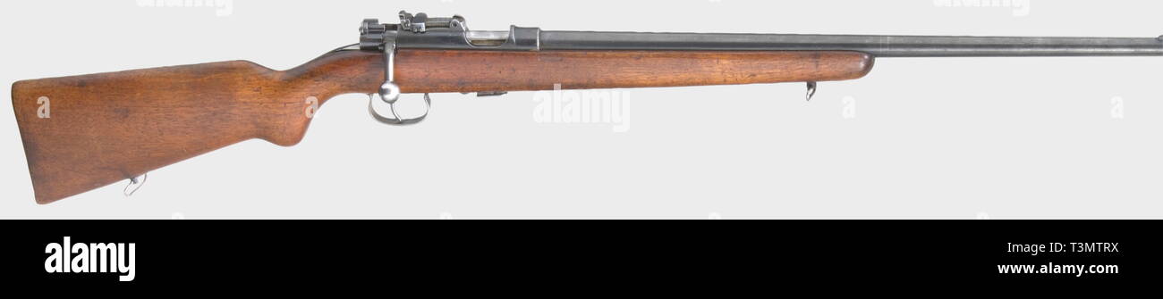 SERVICE WEAPONS, GERMANY UNTIL 1945, Mauser paramilitary rifle model 45, calibre 22 lr, number 9380, Editorial-Use-Only Stock Photo