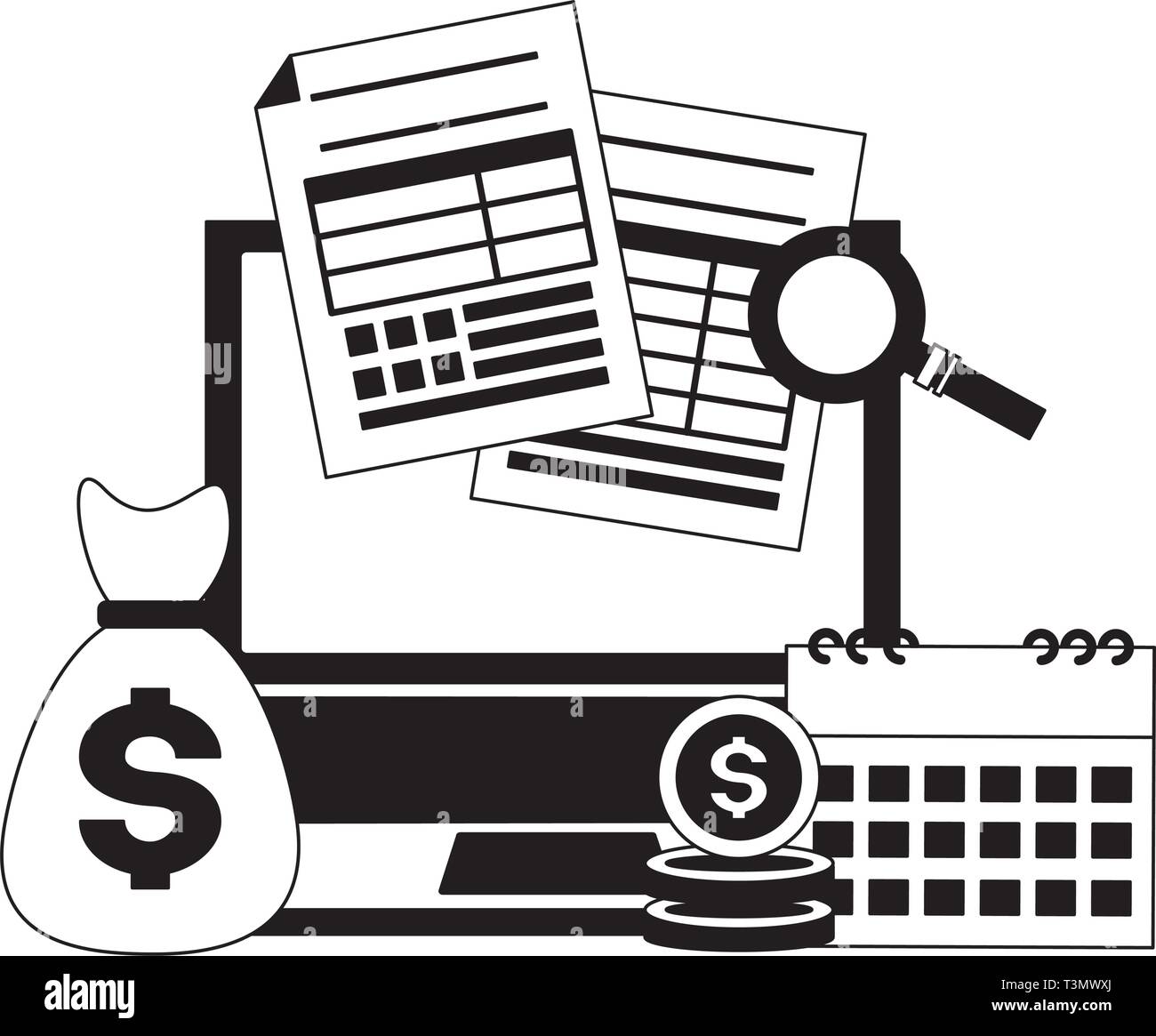 tax payment concept Stock Vector Image & Art Alamy