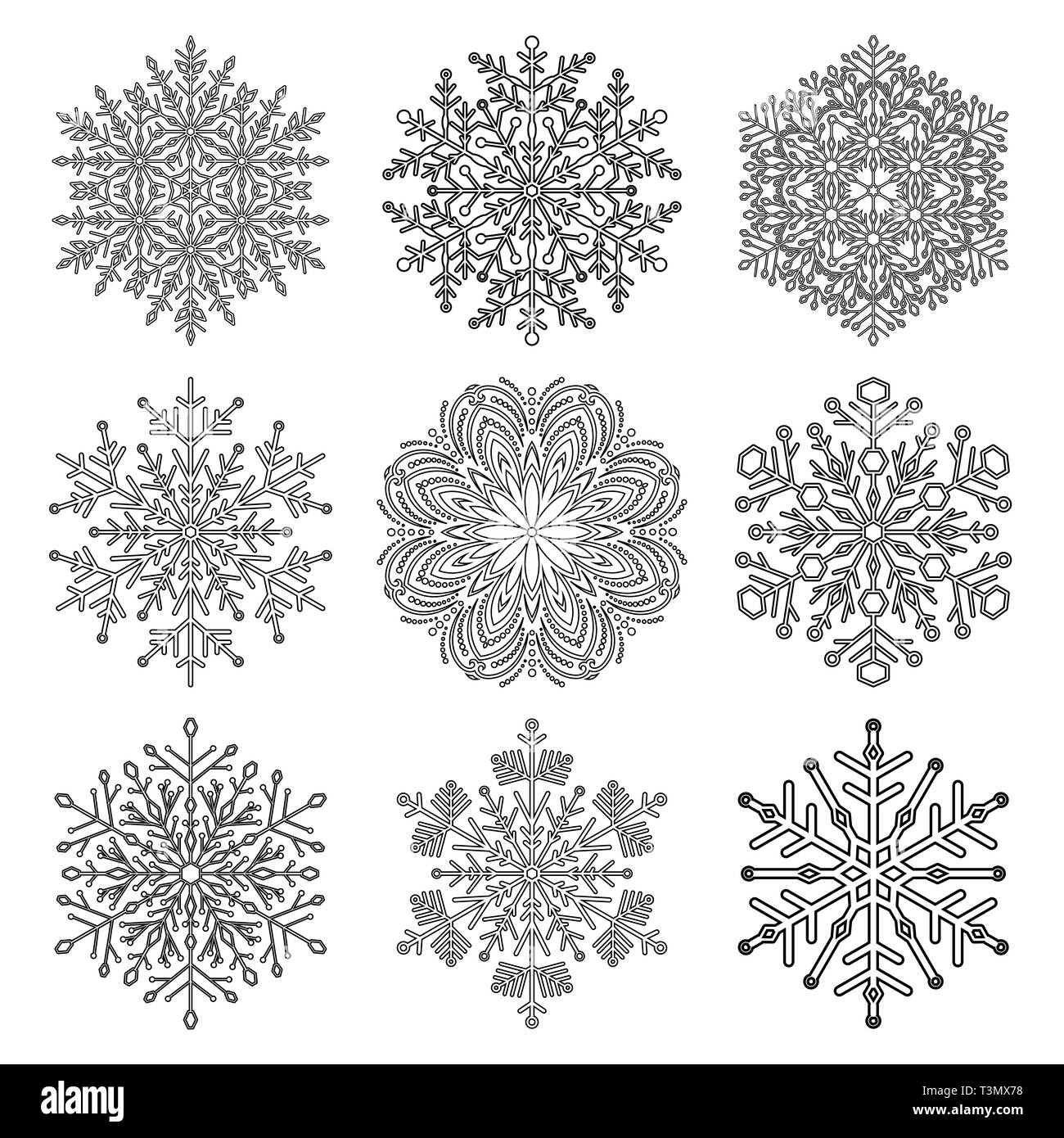 Symbol for snow hi-res stock photography and images - Alamy