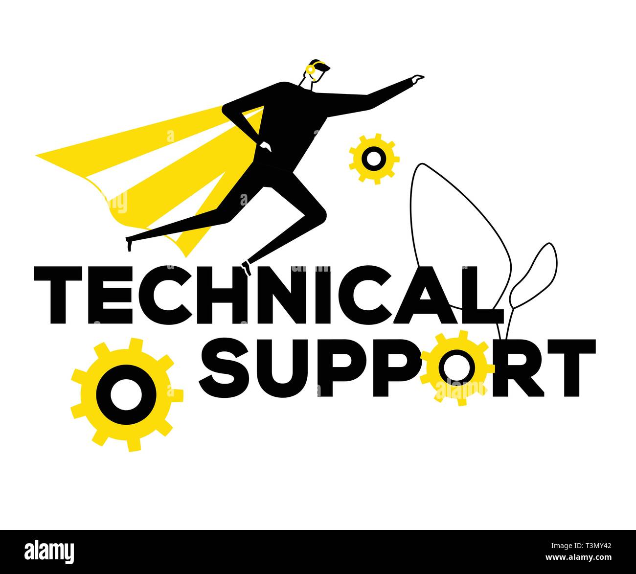 Support client vector concept Cut Out Stock Images & Pictures - Alamy