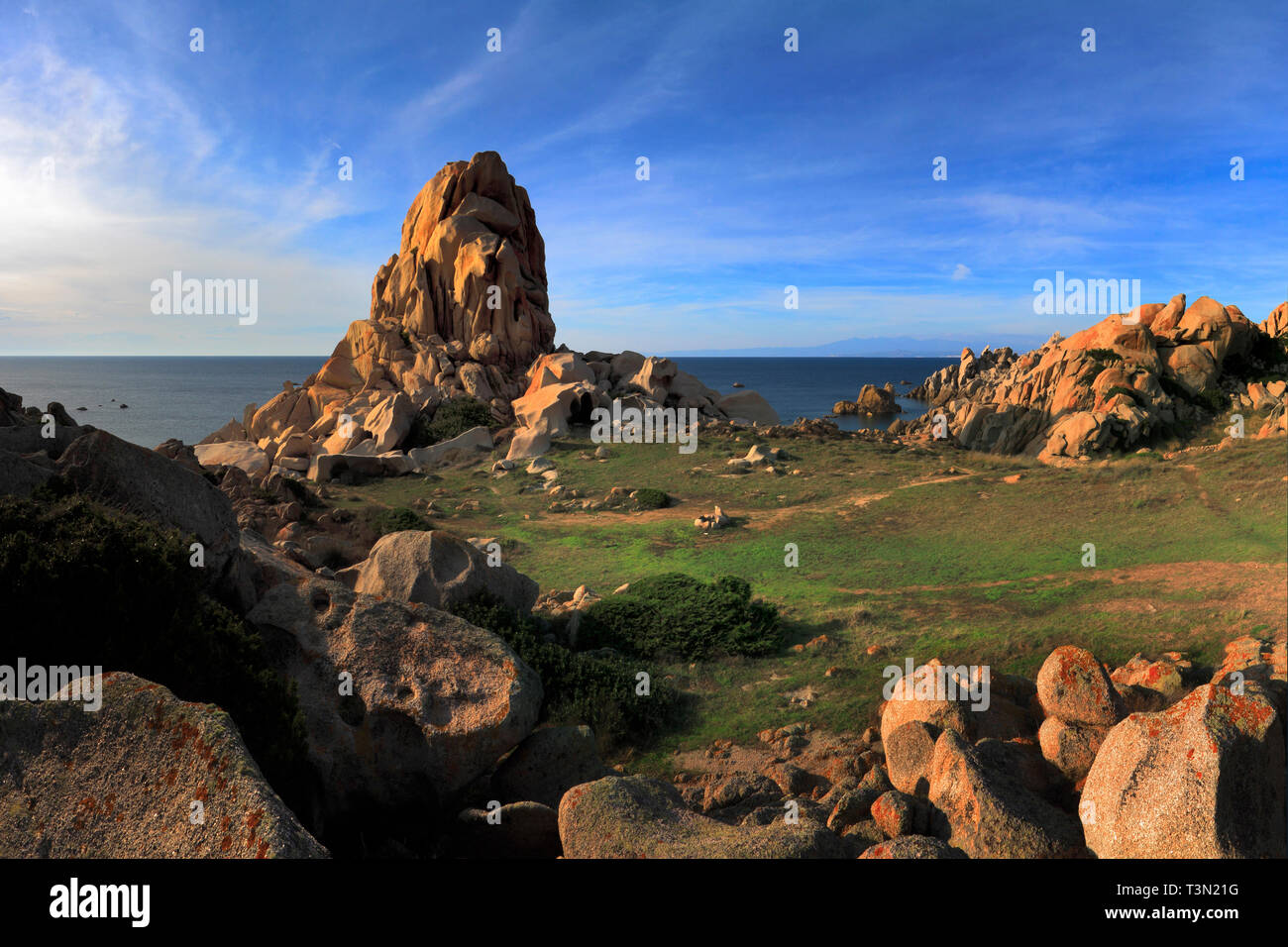 An amazing display of granite rocks at Capo Testa, a wonderful rocky ...
