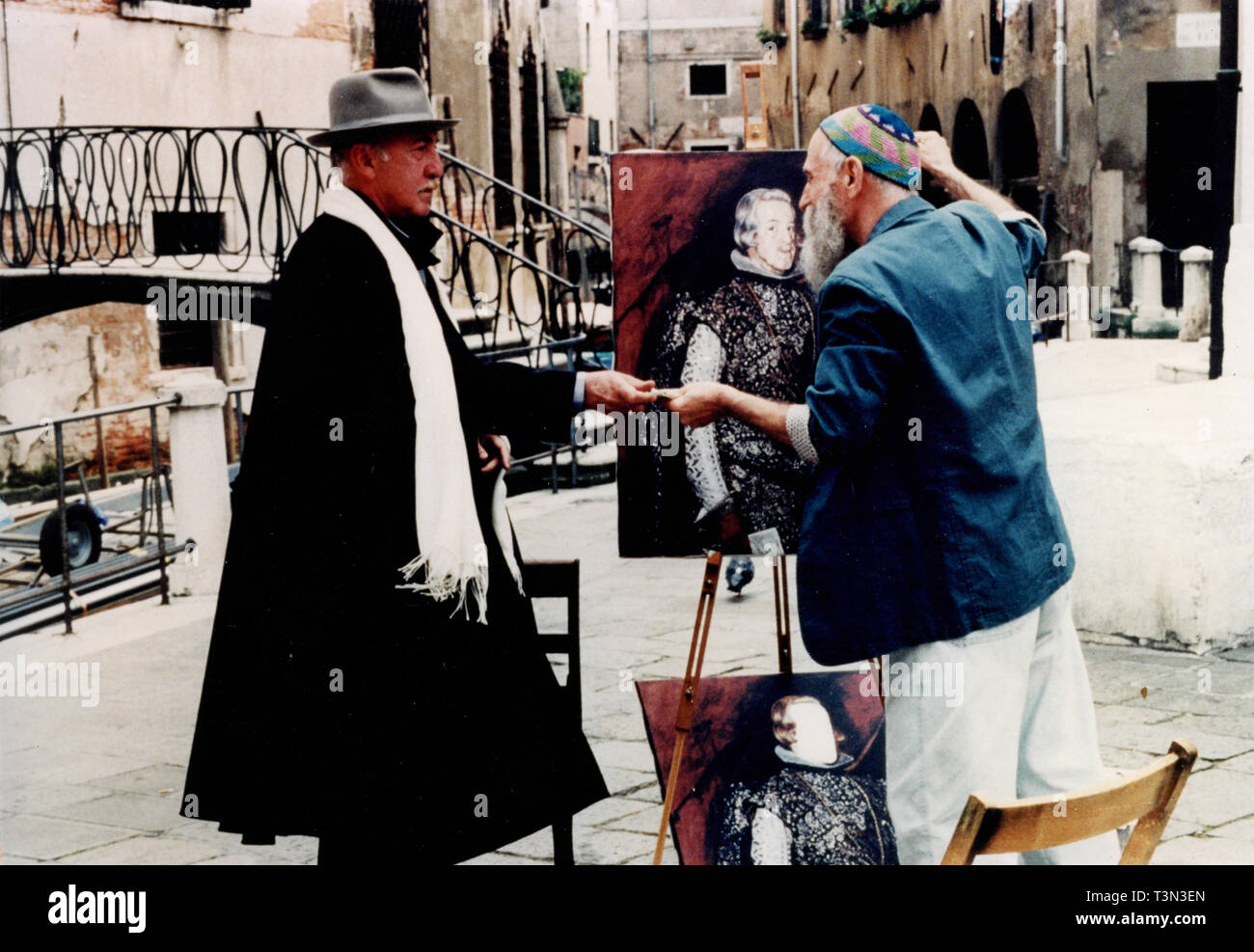 Actor Otar Iosseliani In The Movie Lunedi Mattina 1990s Stock Photo Alamy