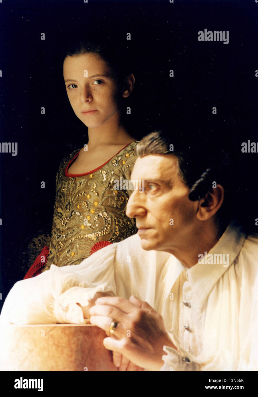 Emmanuelle Laborit and Roberto Herlitzka in the movie Marianna Ucria, 1997 Stock Photo