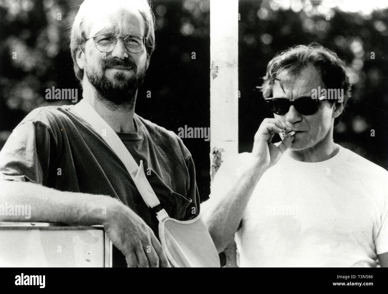 Harvey Keitel and William Hurt in the movie Smoke, 1995 Stock Photo Alamy