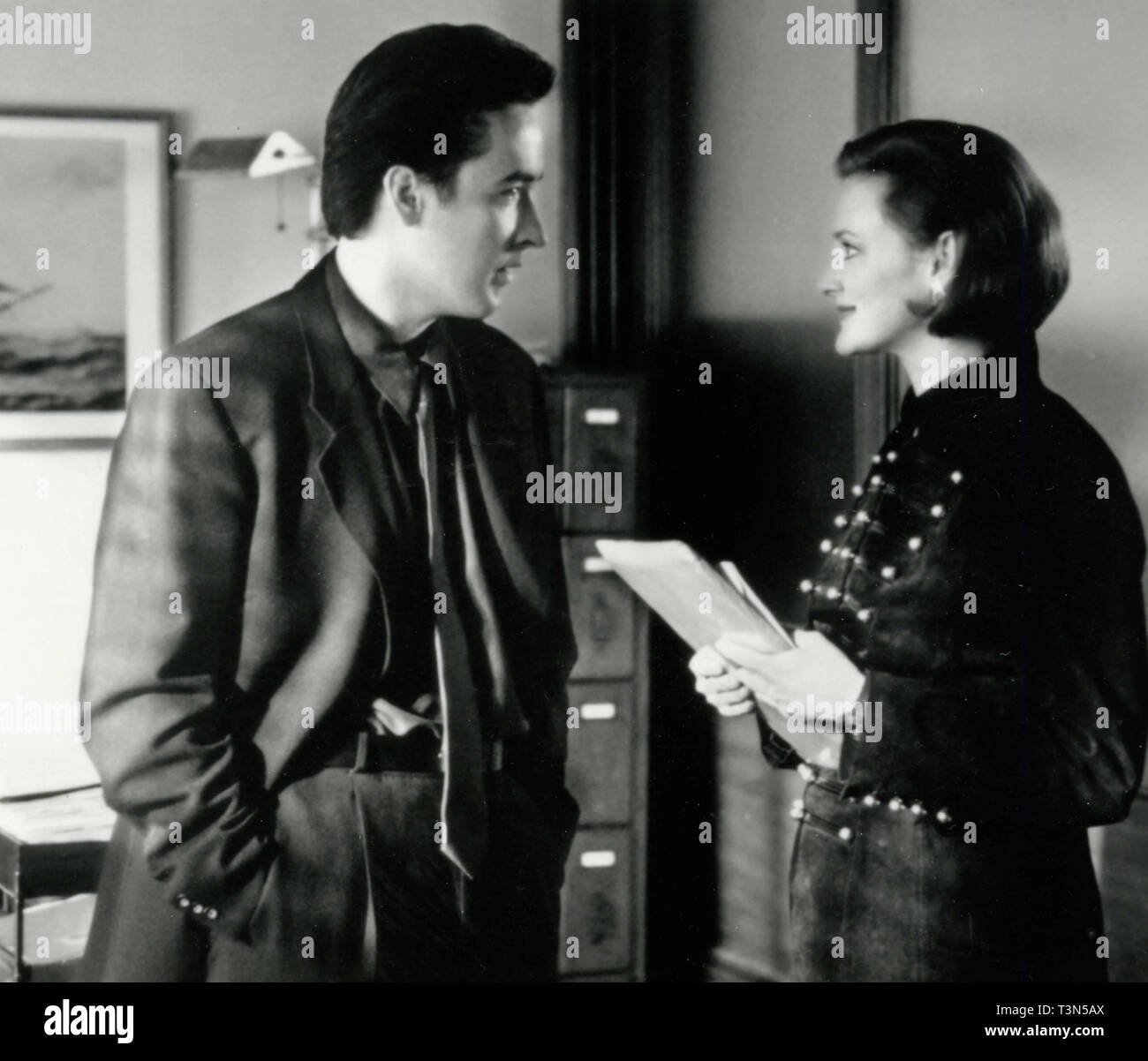 Actors Joan Cusack and John Cusack in the movie Grosse Pointe Blank, 1990s Stock Photo - Alamy