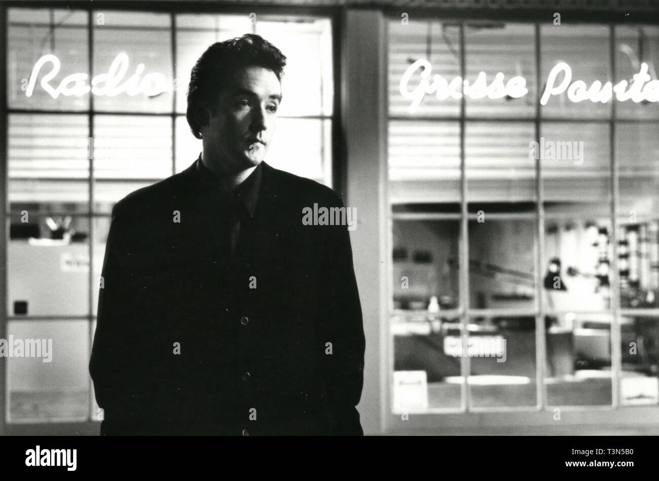 Actor John Cusack in the movie Grosse Pointe Blank, 1990s Stock Photo