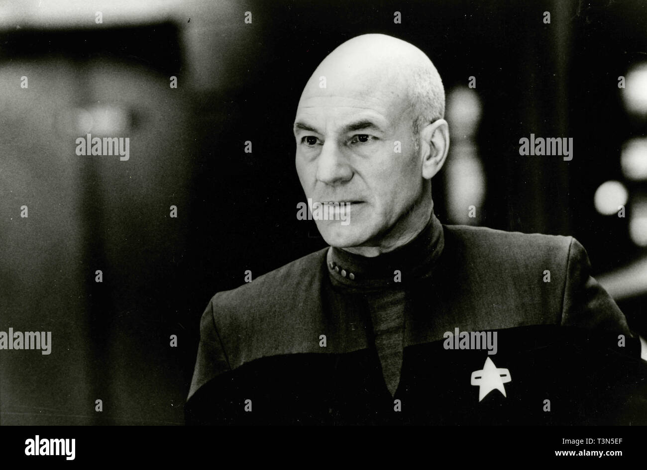 Patrick Stewart in the movie Star Trek: Generations, 1994 Stock Photo