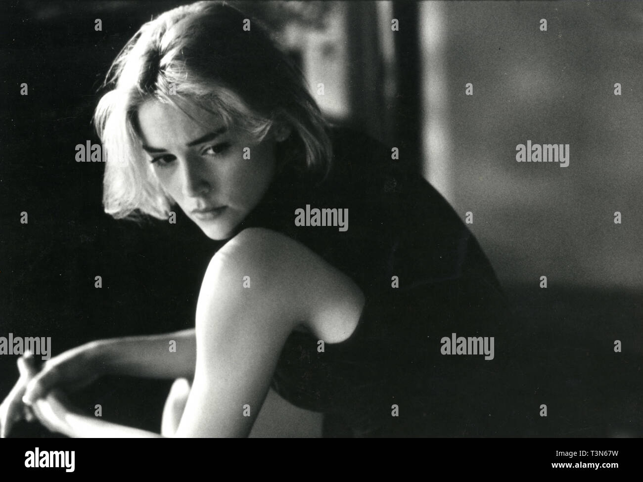 Actress Sharon Stone in the movie Sliver, 1993 Stock Photo