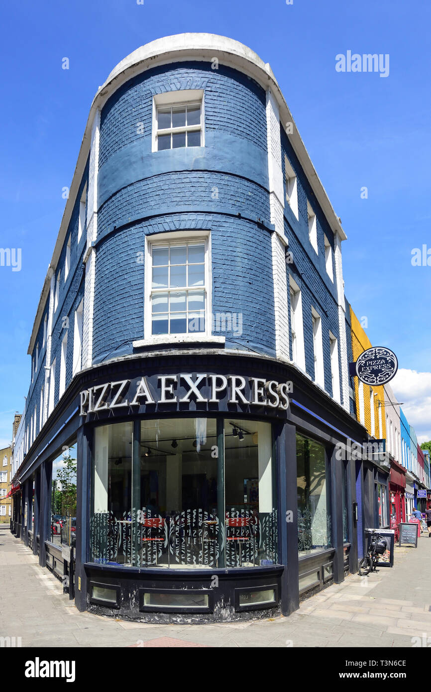 Pizza Express restaurant, Kennington Lane, Kennington, London Borough of Lambeth, Greater London, England, United Kingdom Stock Photo